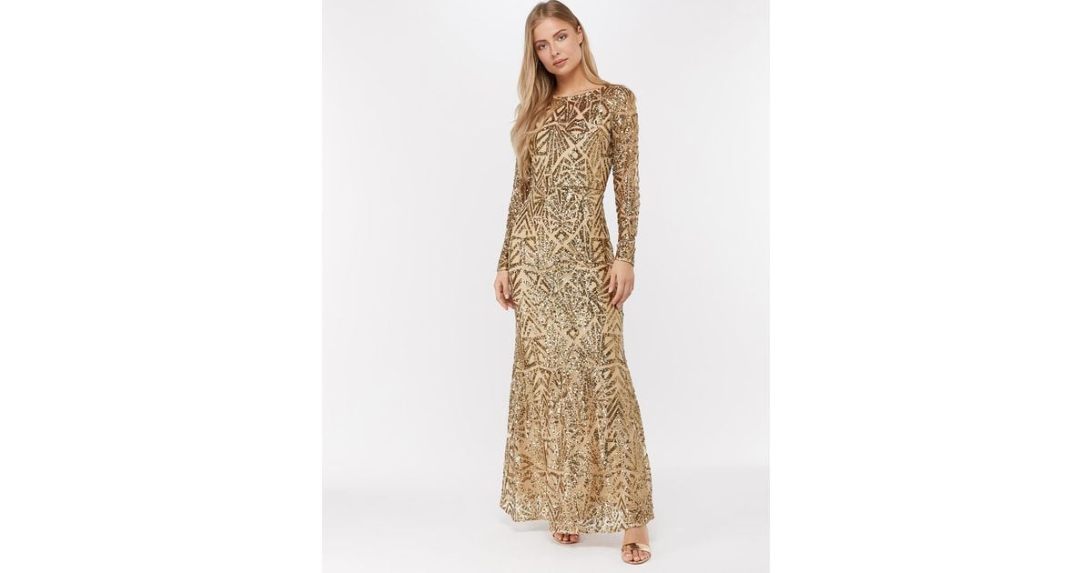 carlita sequin maxi dress