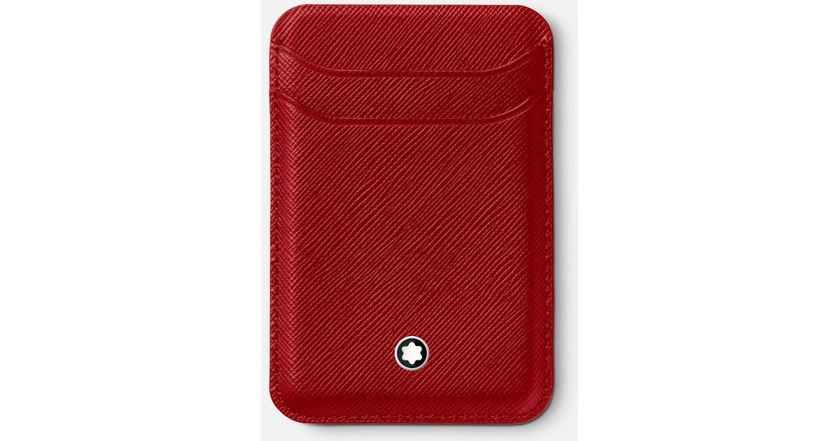 Montblanc Sartorial Cartera para 2 tarjetas para iPhone con MagSafe -  Portatarjetas de lujo – Montblanc® US