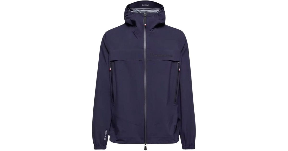 Moncler Shipton Packable Shell Jacket In Gore-tex® With Hood in Blue ...