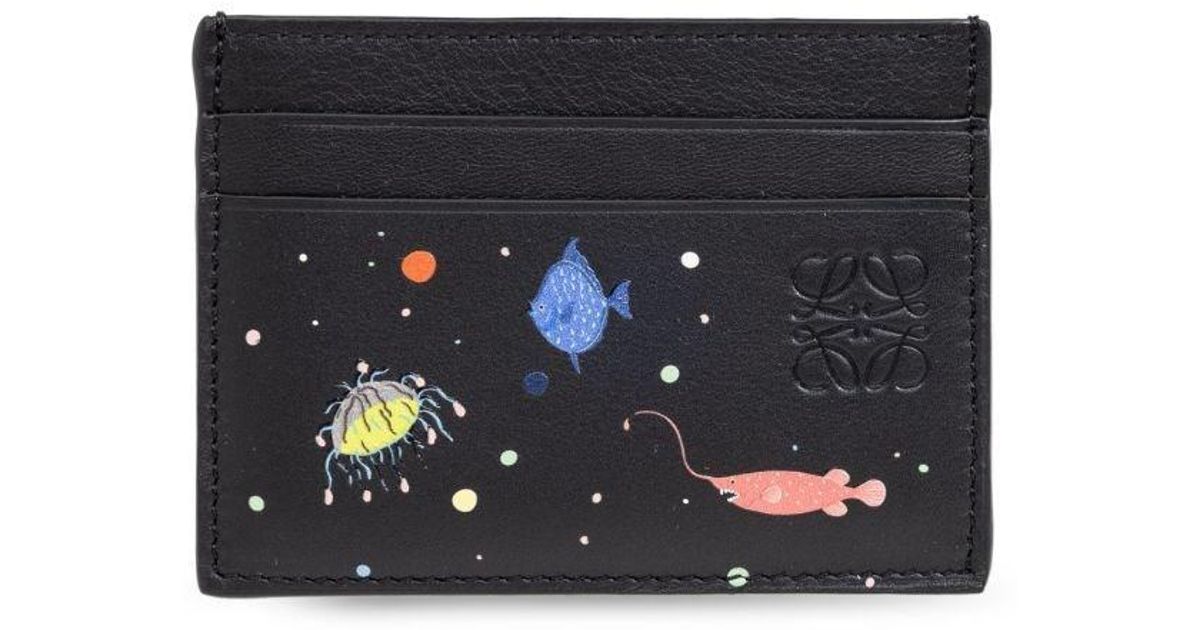 Loewe X Suna Fujita Deep Sea Card Holder in Blue for Men | Lyst