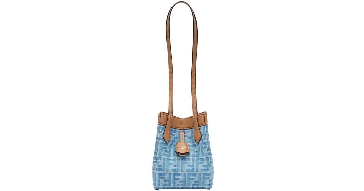 Fendi Origami Denim Ff Bags in Blue | Lyst