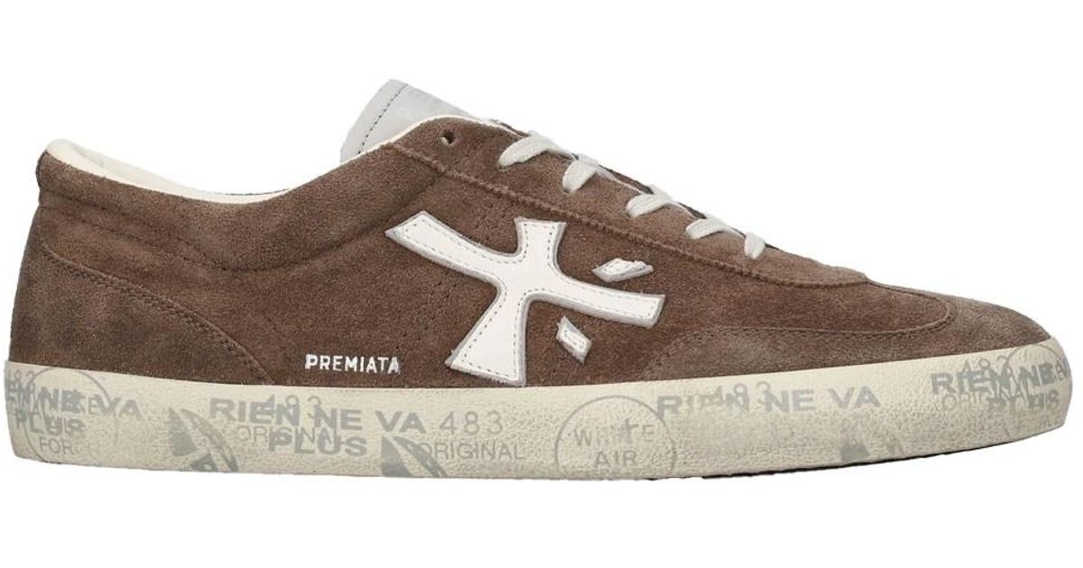 Premiata David 8094 Sneakers in Brown for Men | Lyst