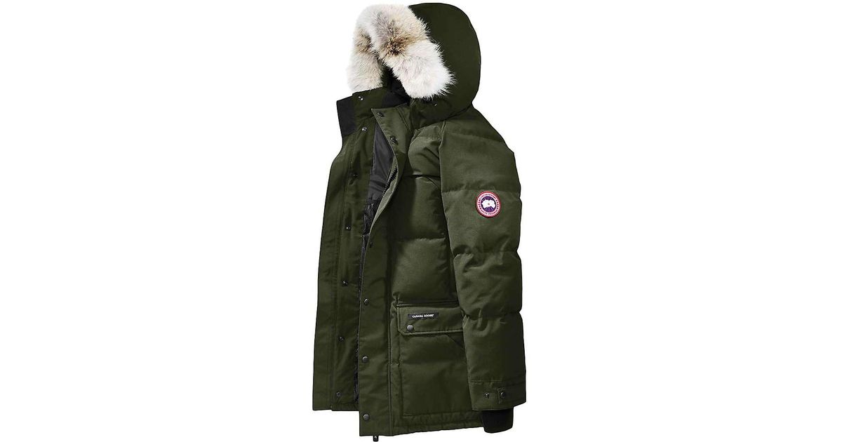 canada goose emory parka military green