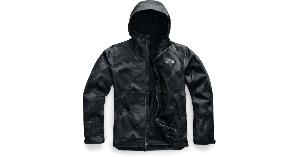 north face millerton jacket black camo