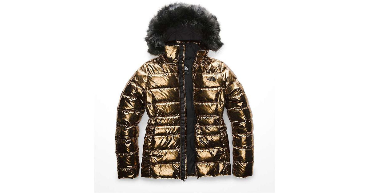north face gotham copper