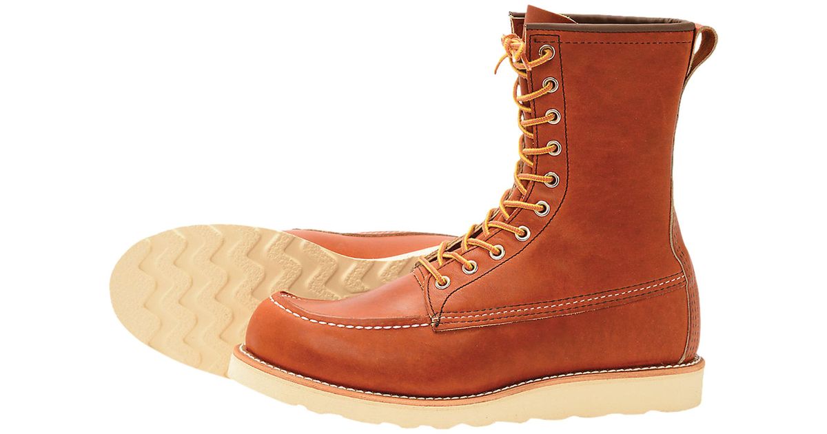 red wing 8 inch steel toe boots