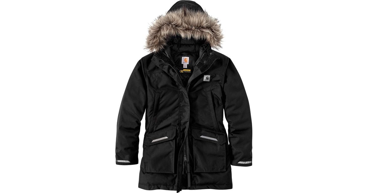 Carhartt Synthetic Yukon Extremes Insulated Parka in Black Lyst