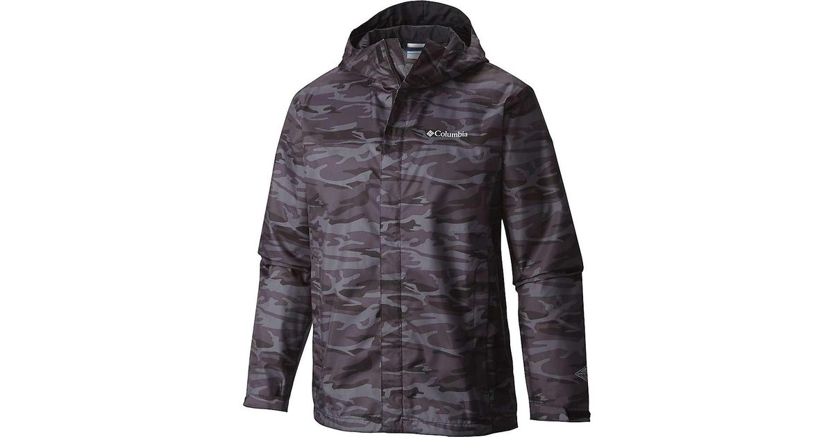 columbia watertight printed jacket