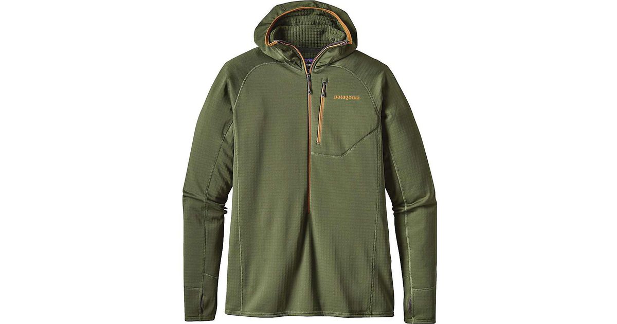 patagonia r1 hoody green