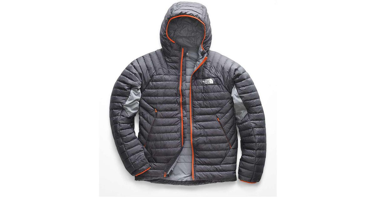the north face impendor down hybrid hoodie