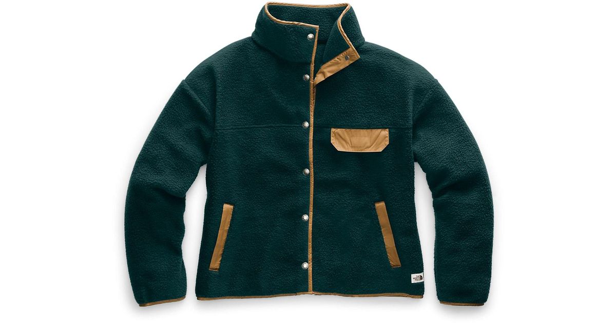 the north face cragmont fleece green
