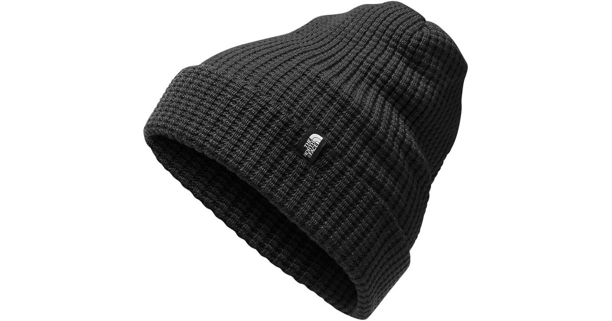 north face waffle beanie