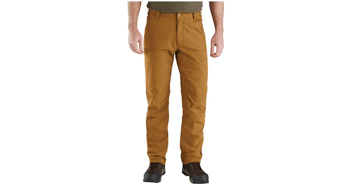 Carhartt Cotton Rugged Flex Upland Field Pant in Brown for Men - Lyst
