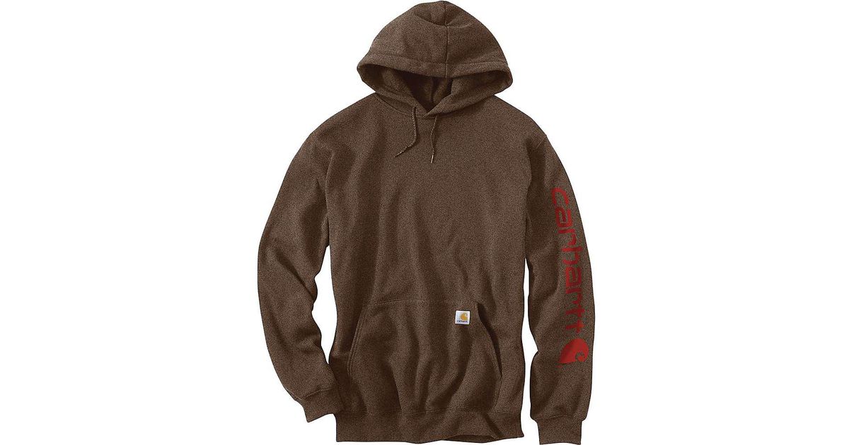 carhartt signature sleeve hoodie