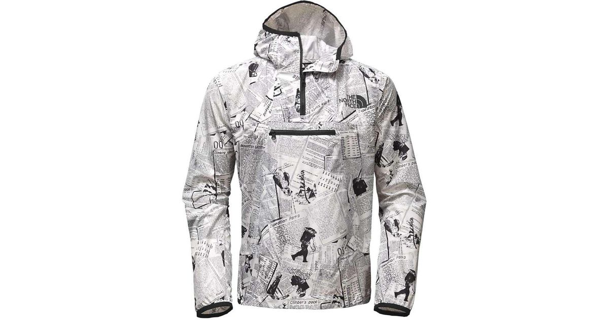 north face men's crew run wind anorak