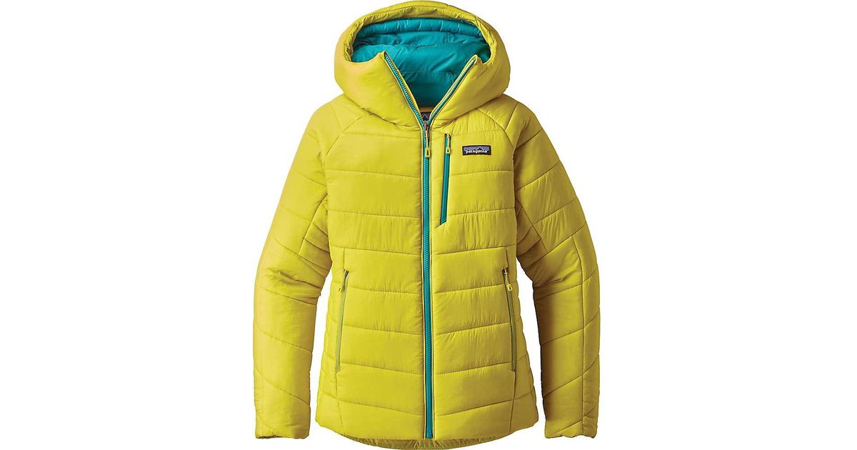 patagonia yellow puffer jacket