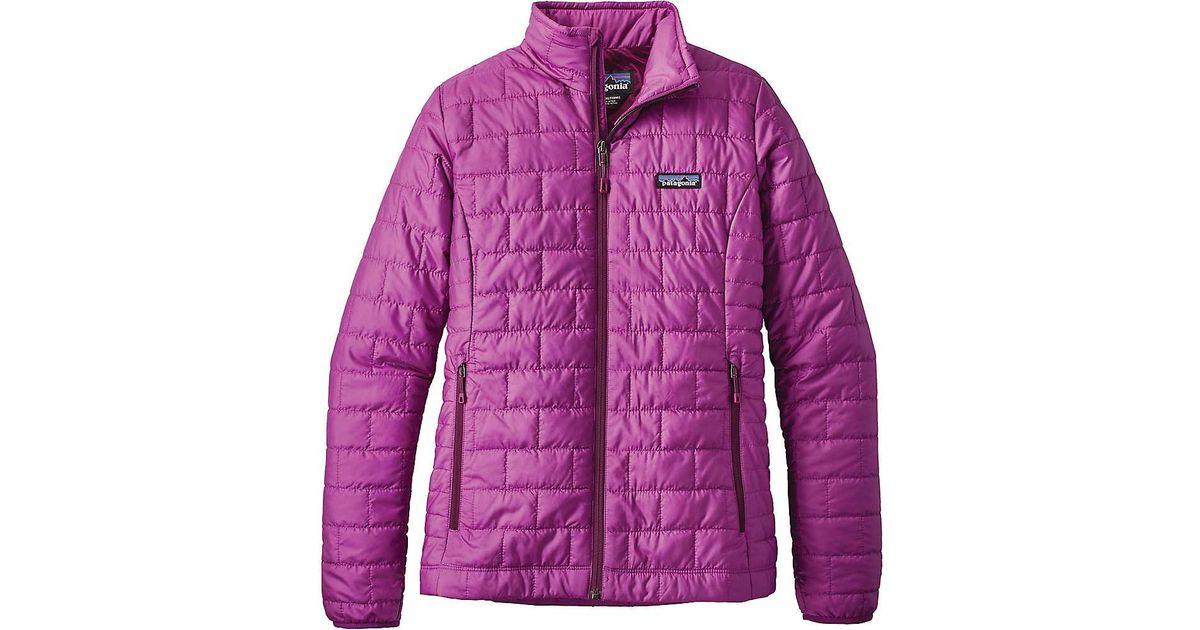 patagonia nano puff ikat purple