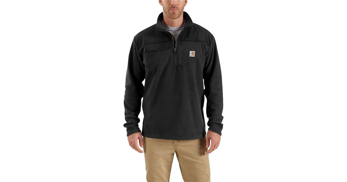 fallon half zip sweater fleece