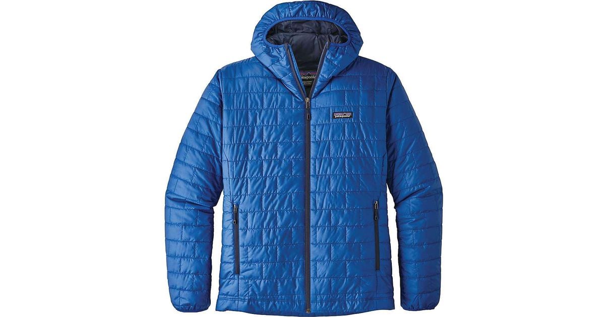 patagonia nano puff hoody blue