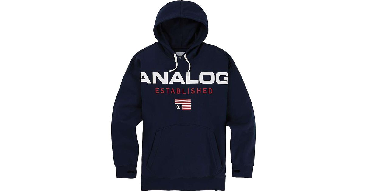 burton analog crux pullover hoodie