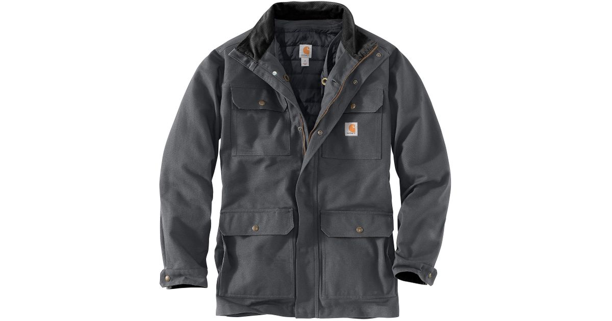 Carhartt Cotton Field Coat in Gray for Men - Lyst
