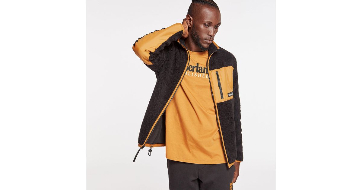 archive sherpa fleece jacket