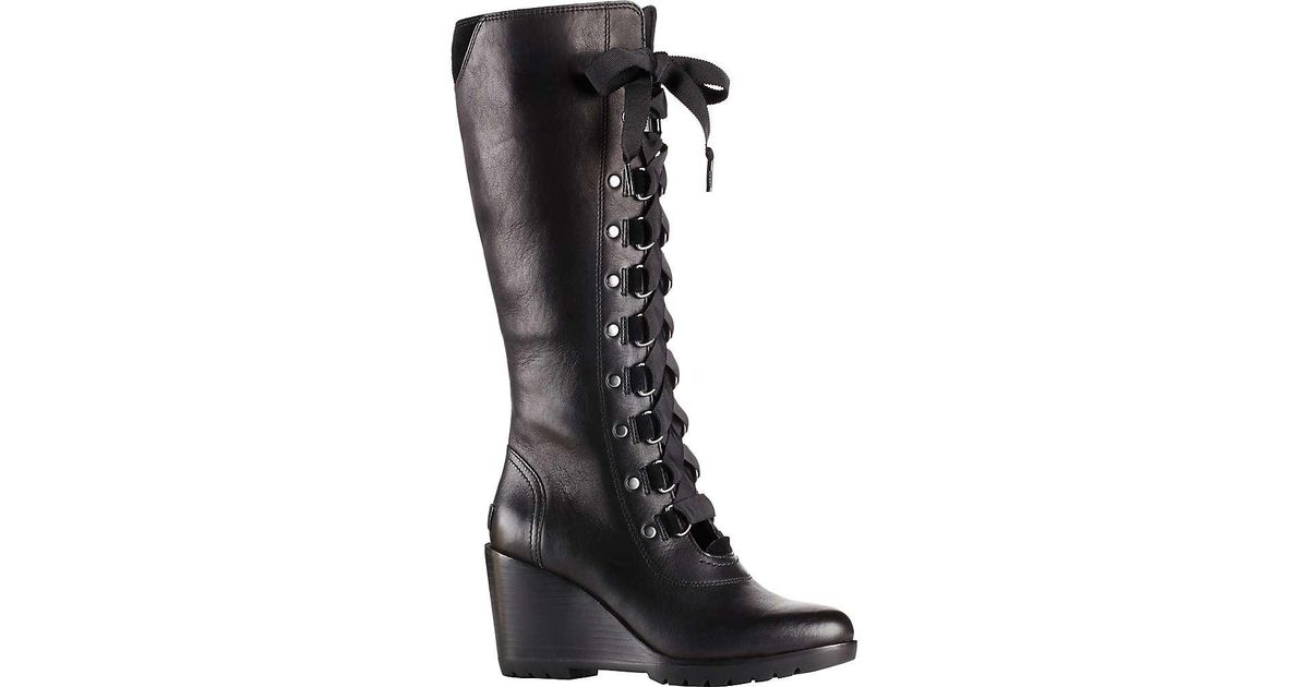 sorel after hours tall boot black