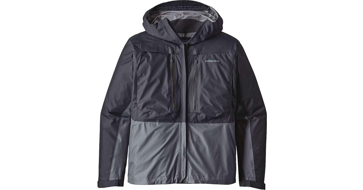 Patagonia Synthetic Minimalist Wading Jacket In Gray For Men Lyst