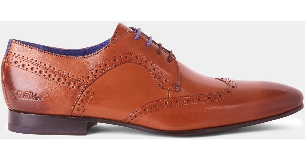 ted baker brogues tan