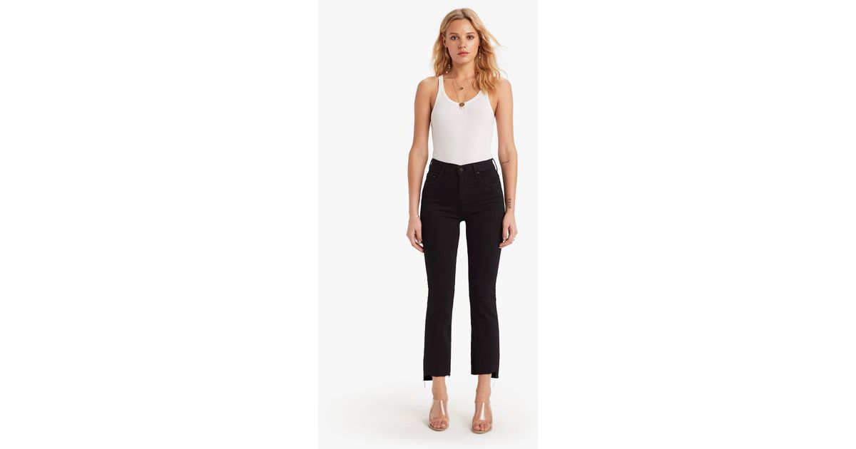 mother insider crop black