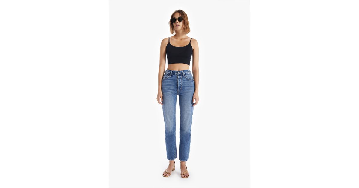 Mother Denim High Waisted Hiker Hover 