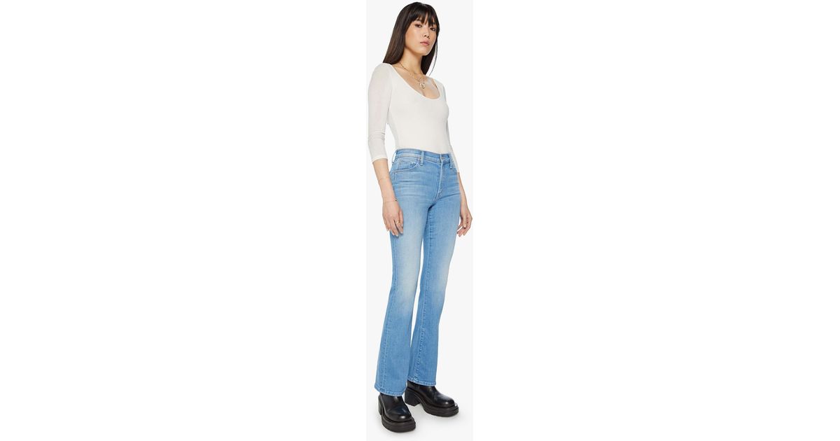 Mother The Outsider Sneak Going Dutch Jeans in Blue | Lyst
