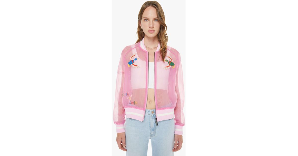 Mother The Mozzy Sight Unseen Jacket in Pink | Lyst