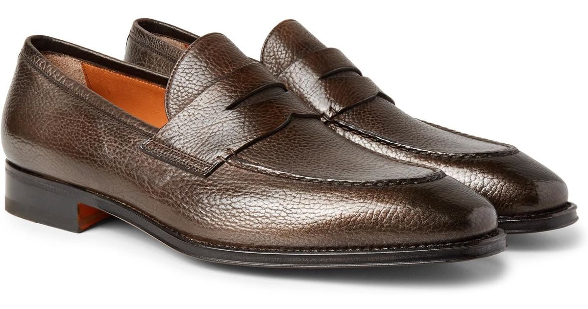 Full grain leather loafers Clearance