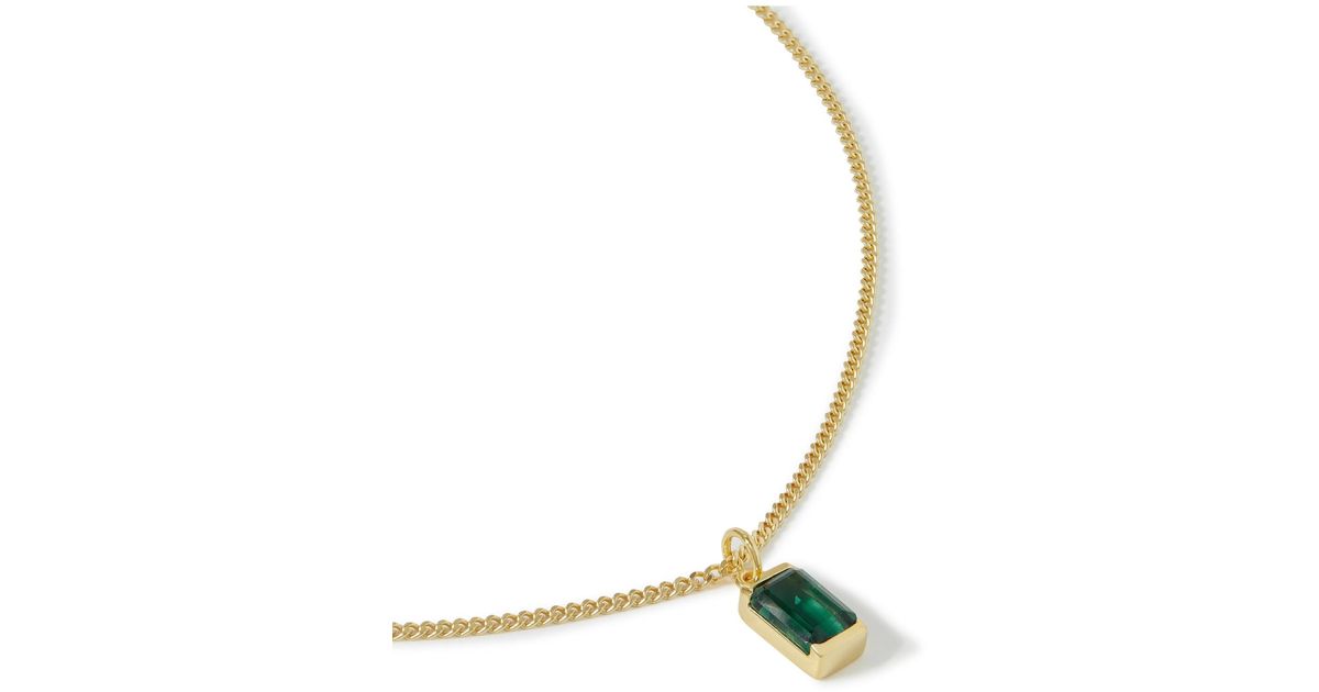 Miansai Valor Gold Vermeil Quartz Pendant Necklace in Metallic for Men ...