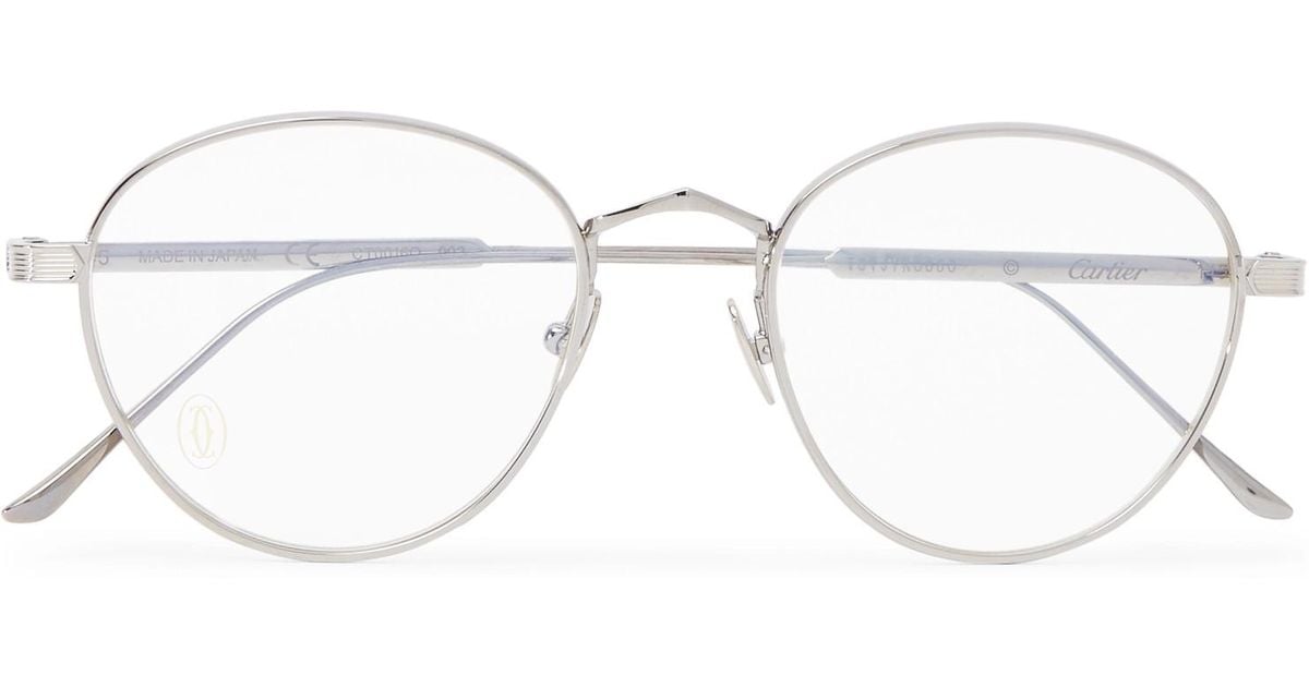 circle frame cartier glasses