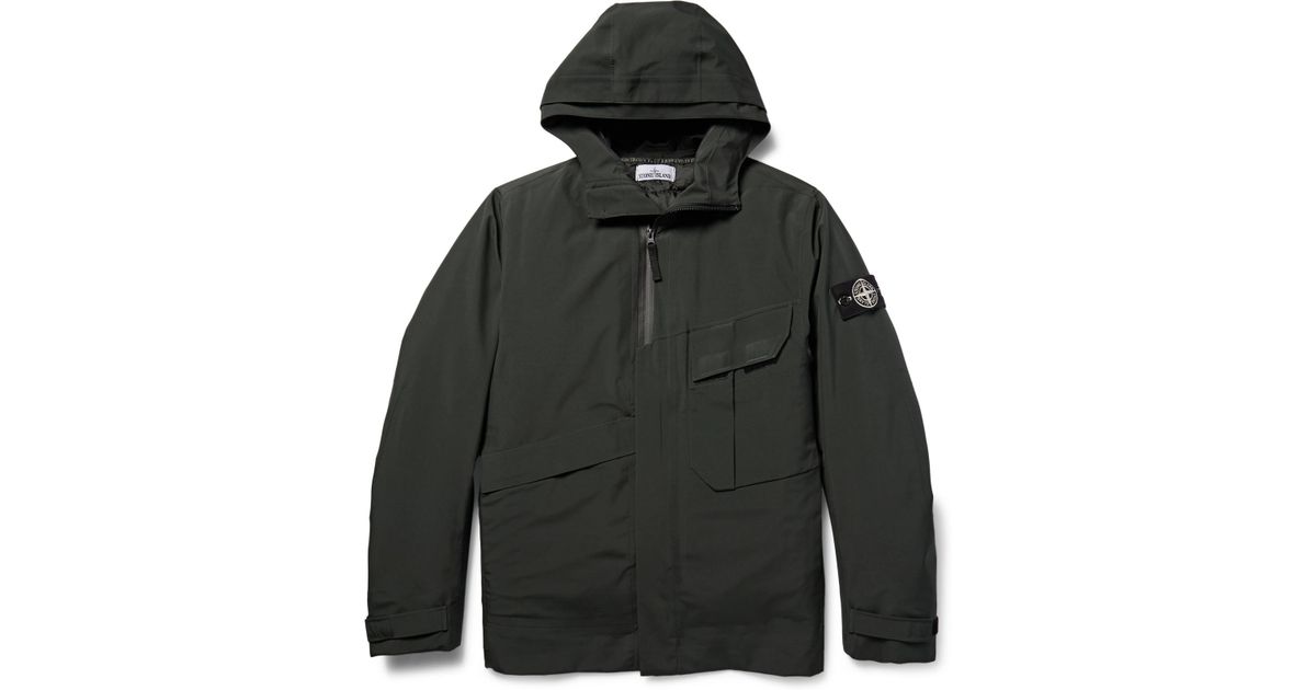 stone island shell puffer jacket