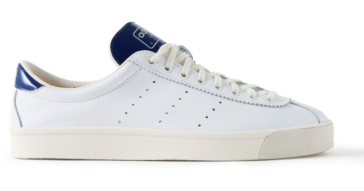 adidas Originals Lacombe Spezial Rubber trimmed Mesh And Leather Sneakers in Blue for Men Lyst