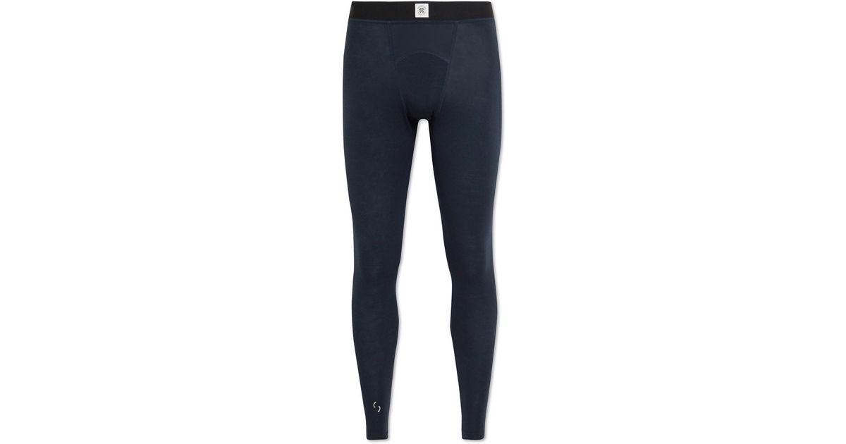 Reigning Champ Ryan Willms Stretch-merino Wool Tights in Blue for Men ...