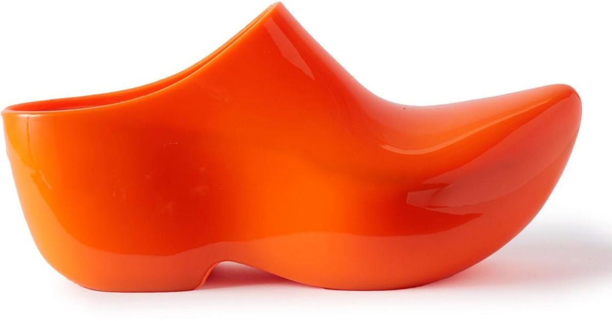 Balenciaga Technoclog Rubber Clogs in Orange for Men | Lyst Balenciaga Technoclog Rubber Clogs in Orange for Men | Lyst