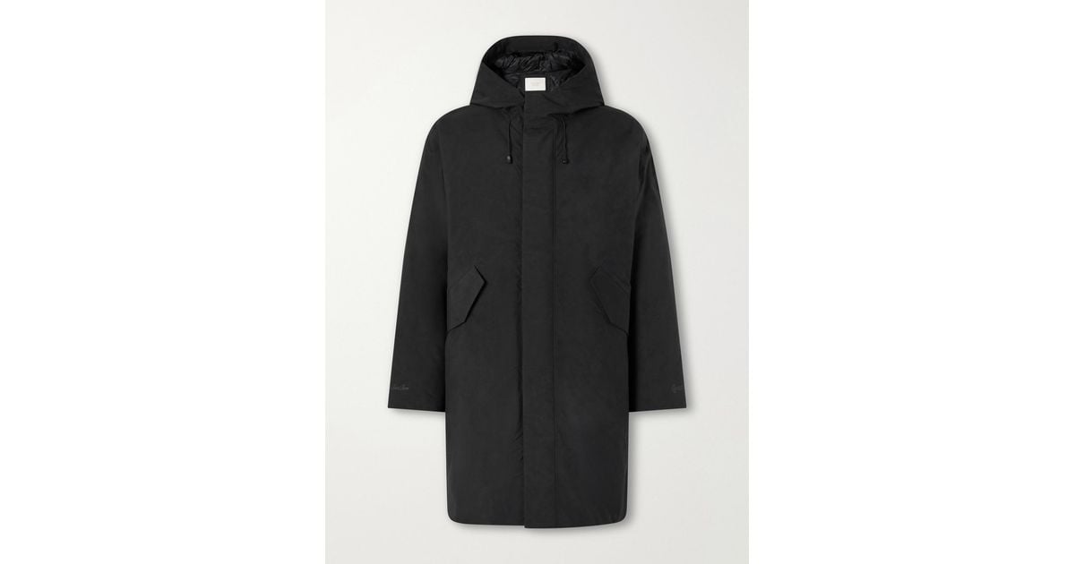 Double Up Shell Aimé Leon Dore Hooded Padded Gore-Tex Shell Parka in Black for Men | Lyst