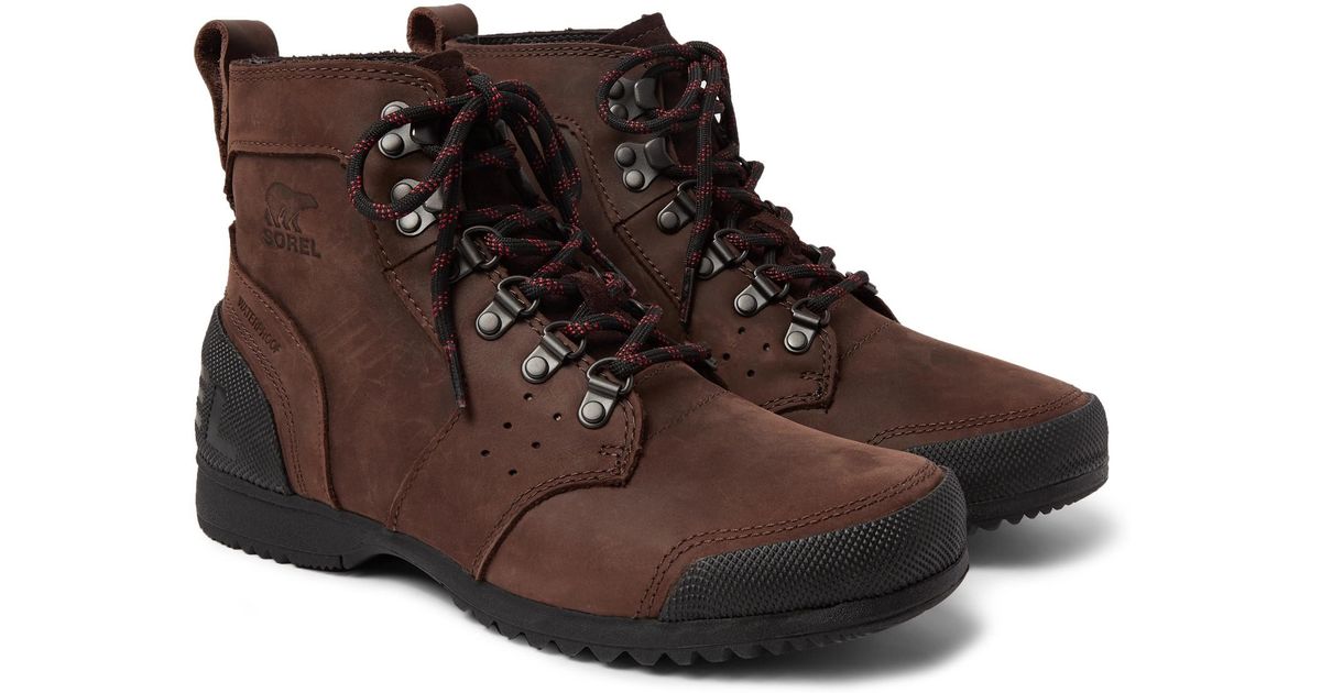 sorel ankeny waterproof leather boot