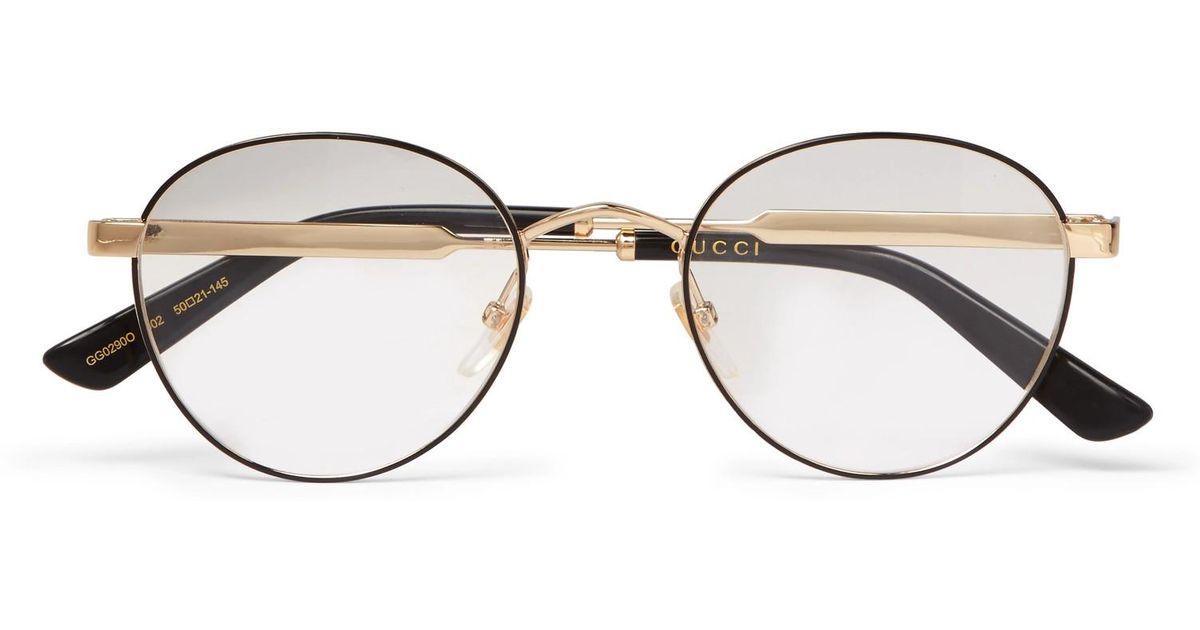 gucci circle eyeglasses