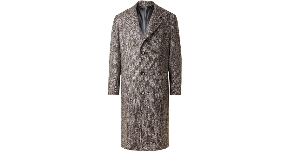kiton cashmere overcoat