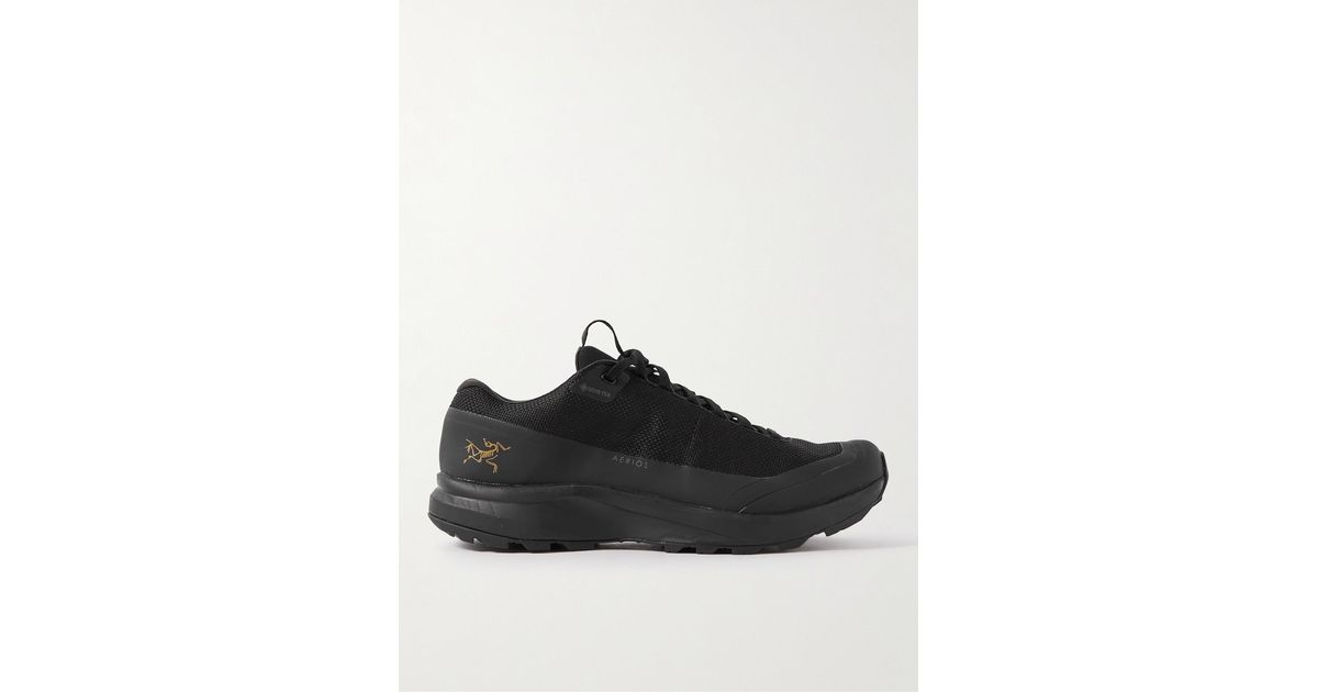 Arc'teryx Aerios Fl 2 Gtx Logo-printed Gore-tex® Shoes in Black for Men ...