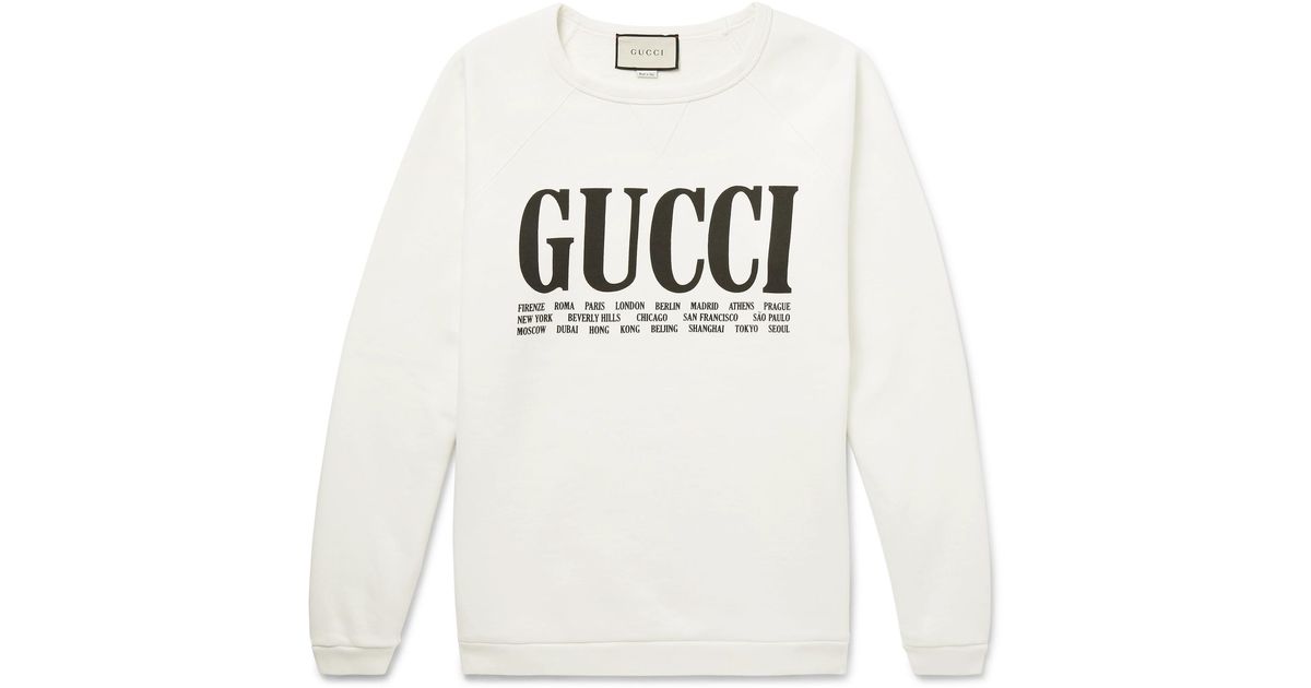 gucci white sweatshirt