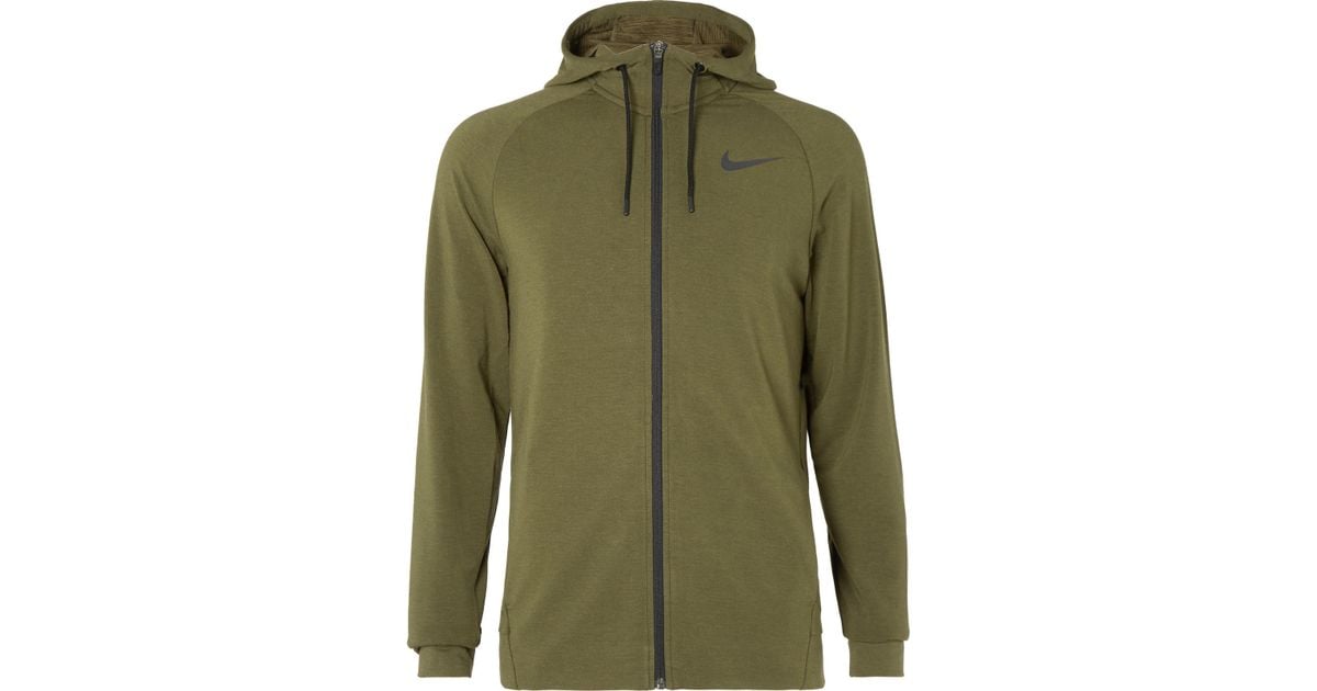nike dri fit zip up hoodie
