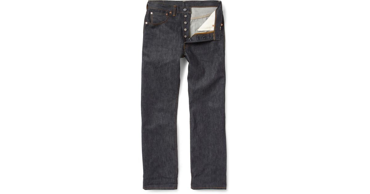 levis 501 shrink to fit selvedge