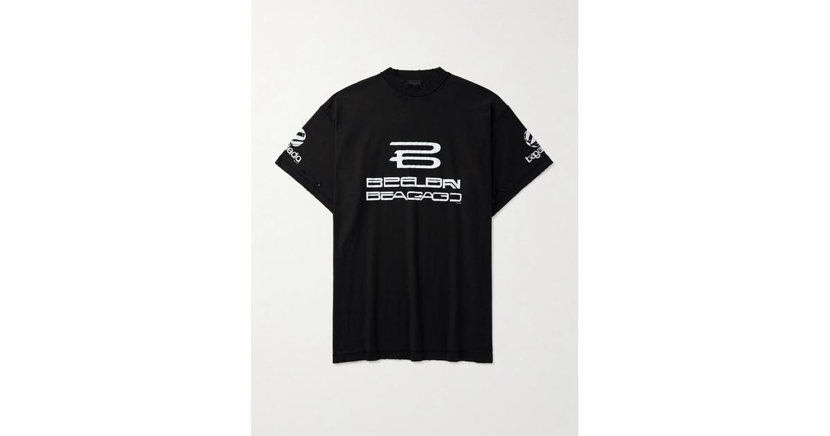 Balenciaga Ai Logo Inside Out T-Shirt in Black for Men | Lyst UK