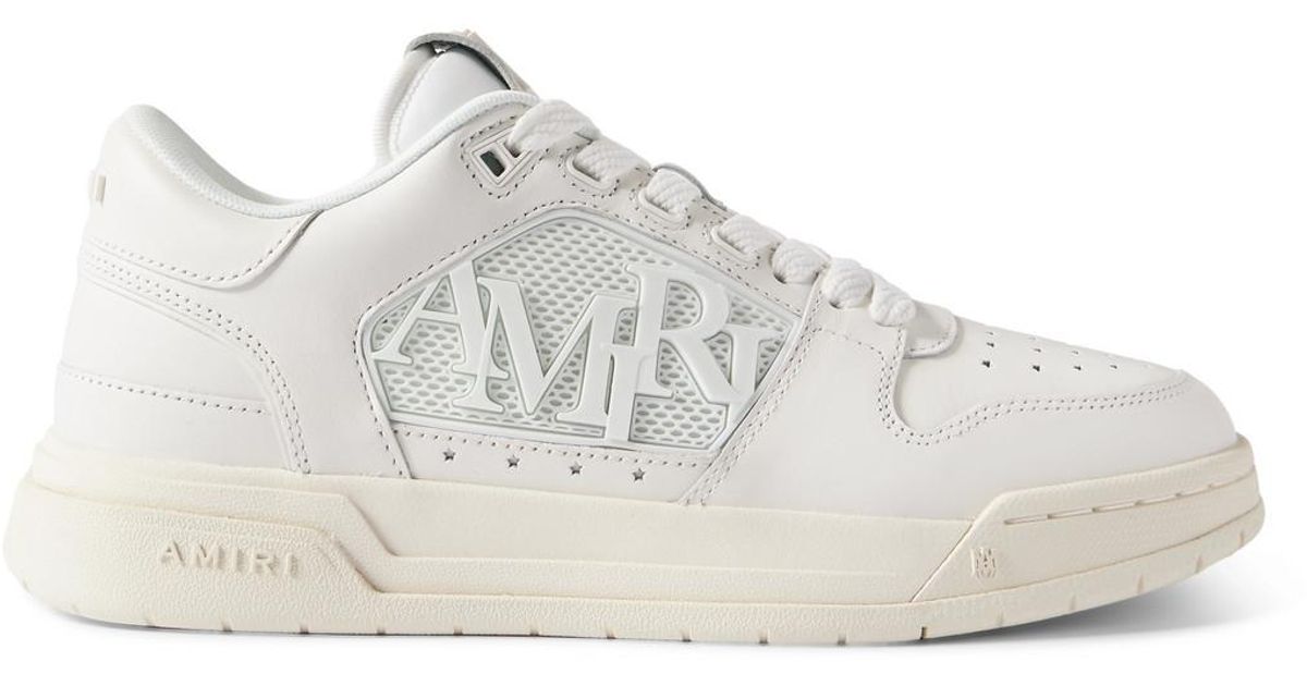 Amiri Classic Low Logo-appliquéd Rubber-trimmed Leather Sneakers in ...